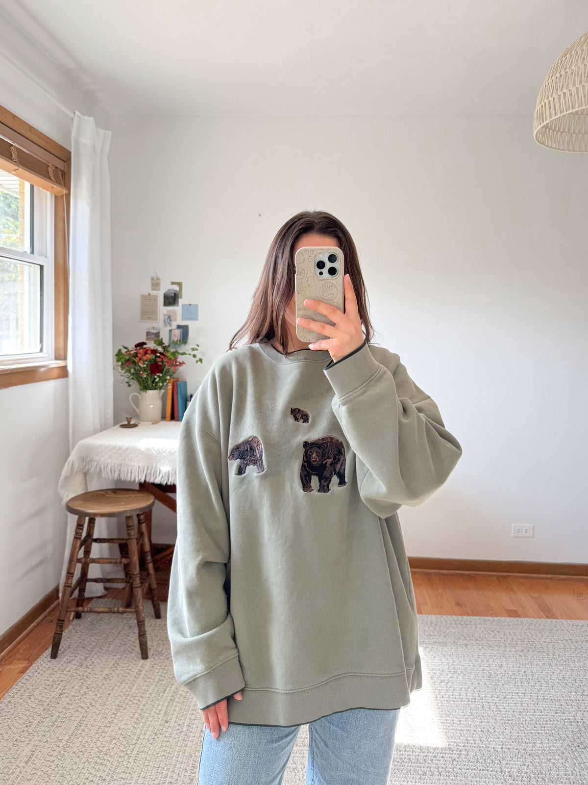 The Faded Bear Crewneck (XXL)