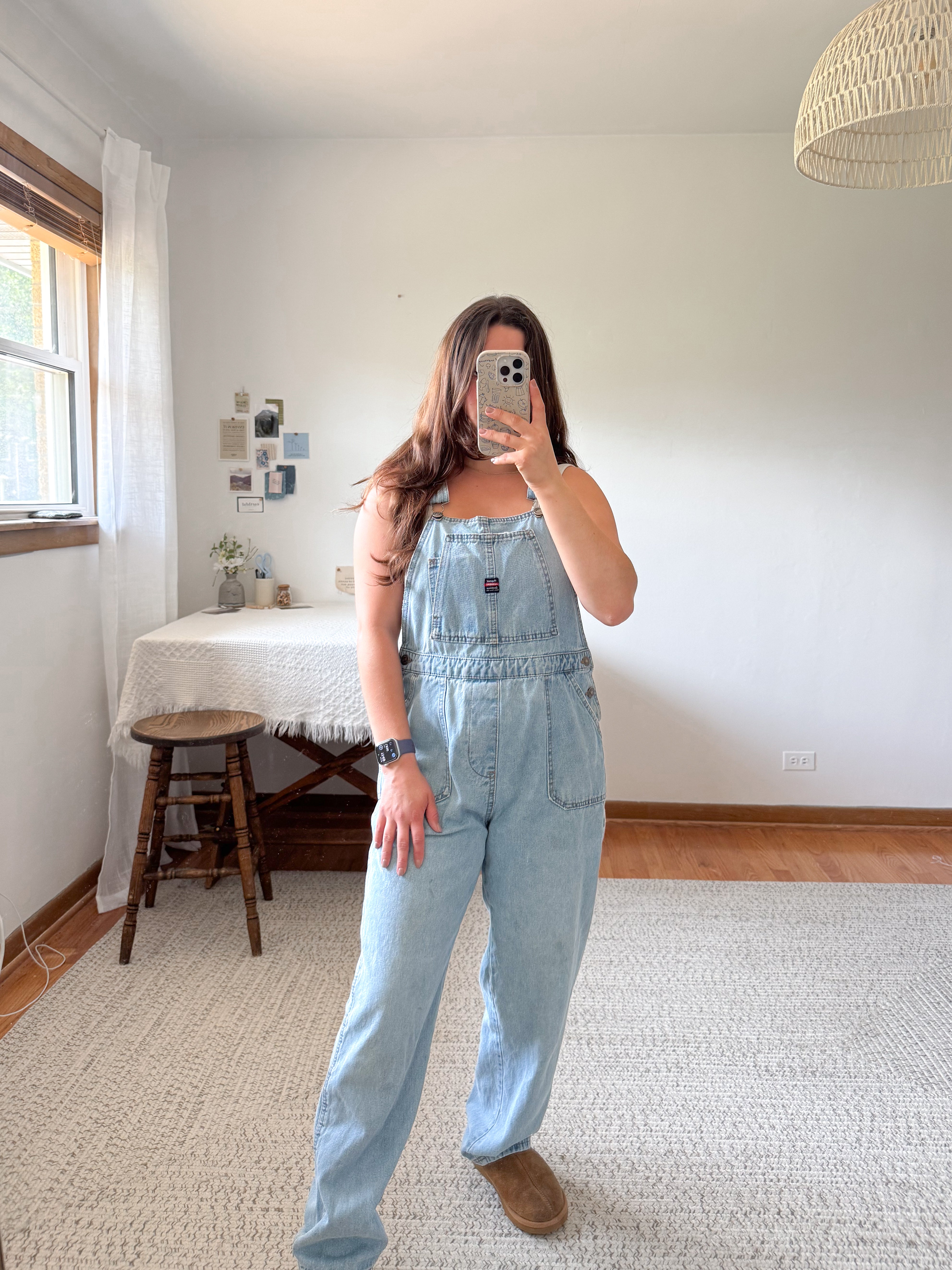 The Union Light Wash Overalls (M)