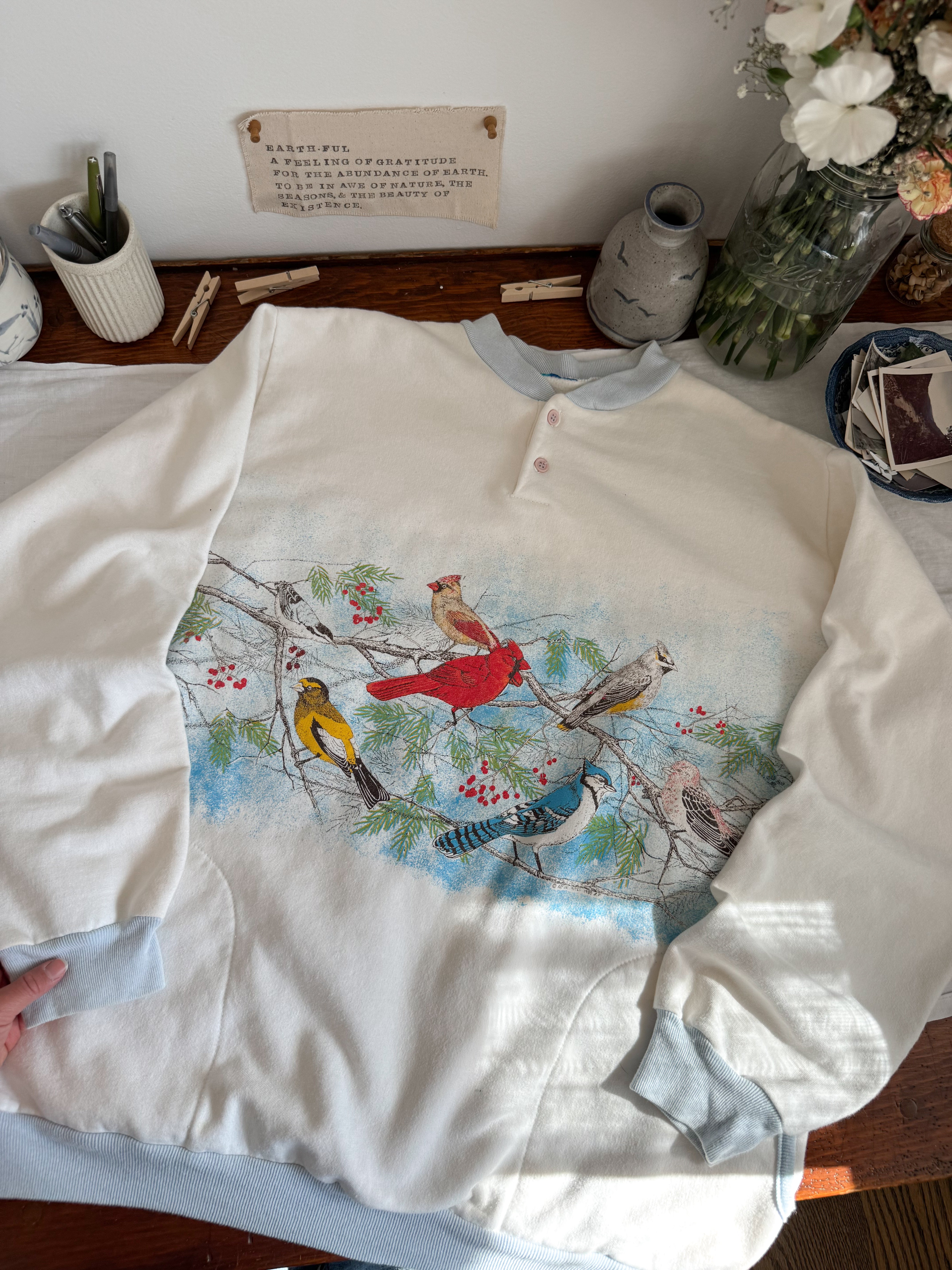 The Double Sided Birdie Crewneck (XL)