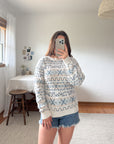 The Blue & Beige Sweater (S)