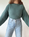The Jade Textured Sweater (L)