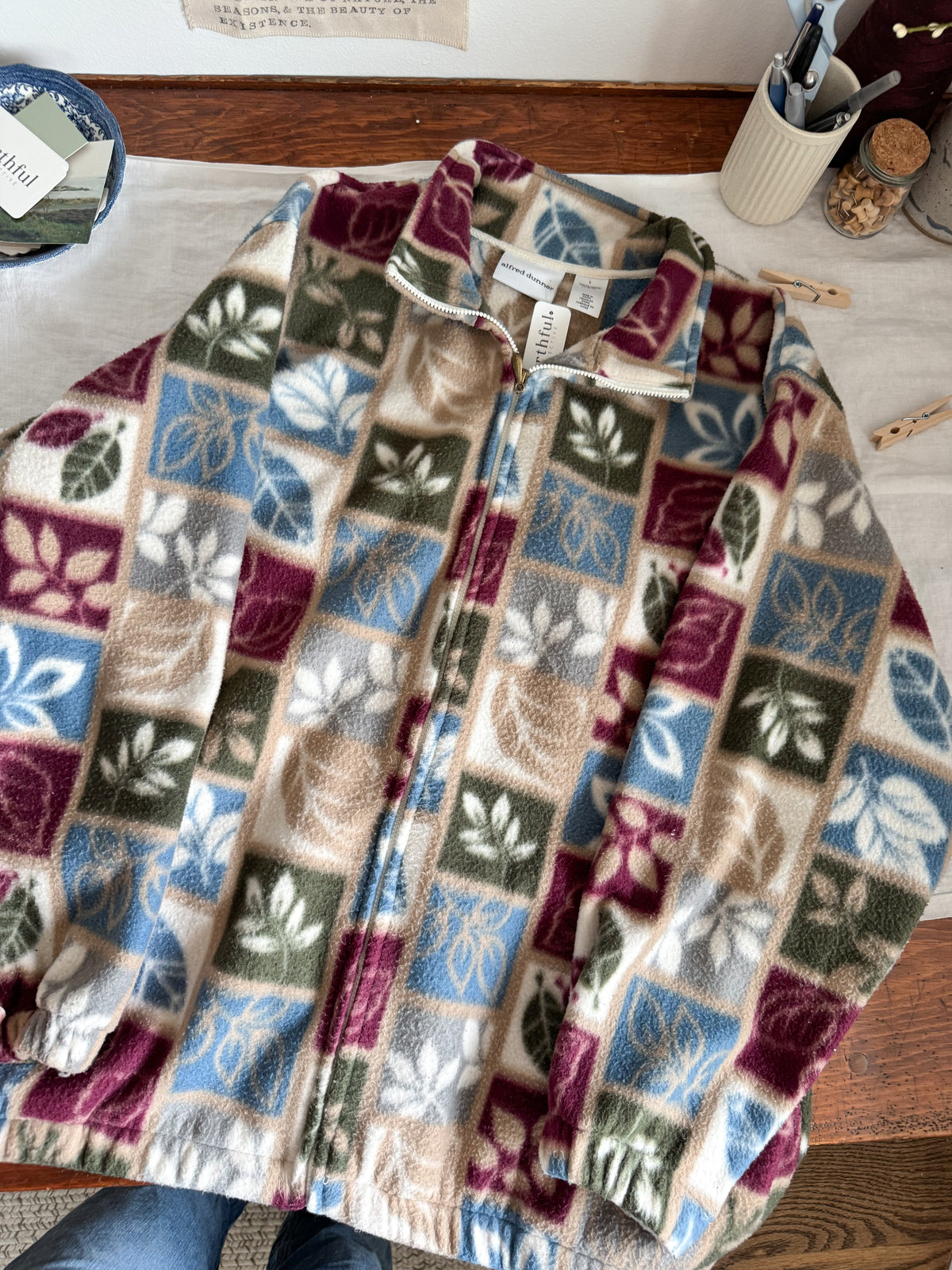 The Cozy Leaf Shacket (XL)