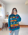 The Watermelon Cow Sweater (L)