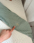 The Green Stripe Polo Button Down (M)