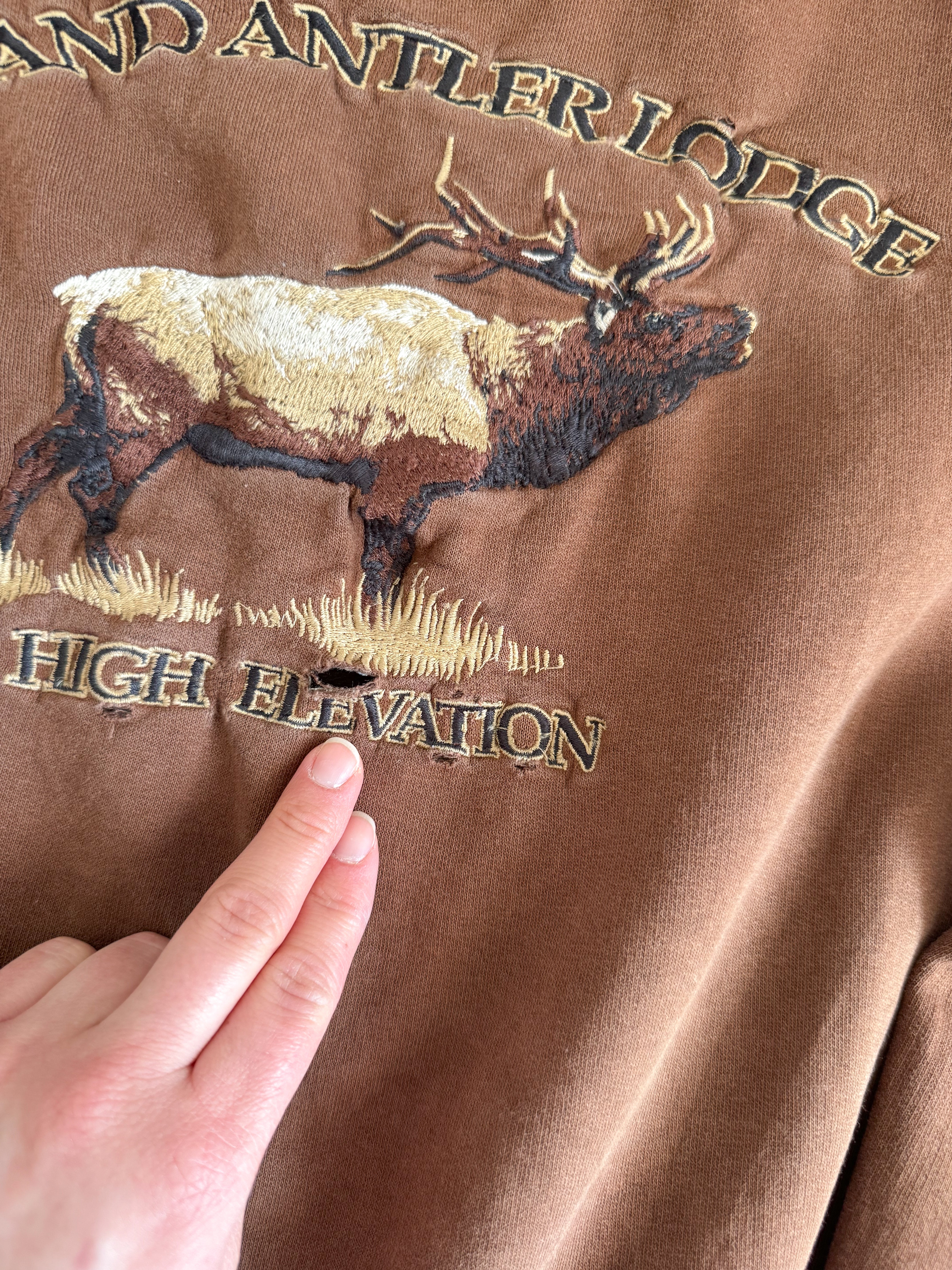 The Grand Antler Elk Crewneck (XXL)