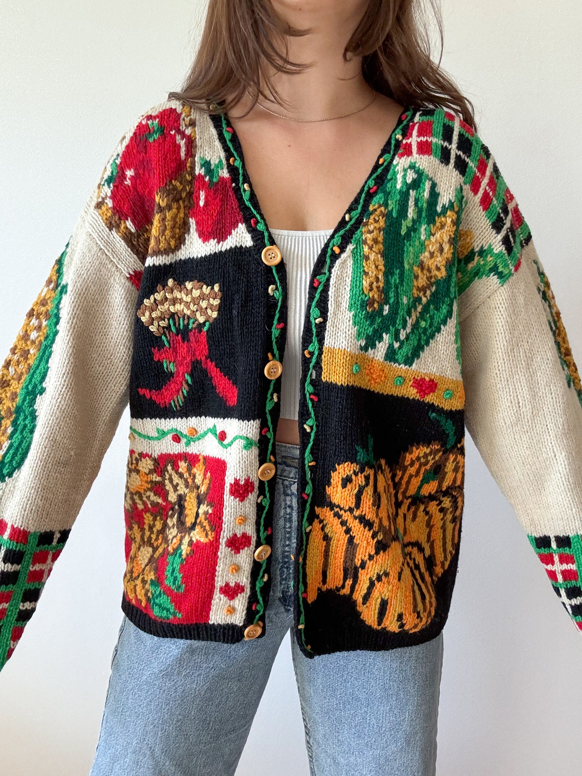 The Fall Harvest Cardigan (L)