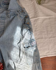 The Light Wash Carpenter Overalls (L)