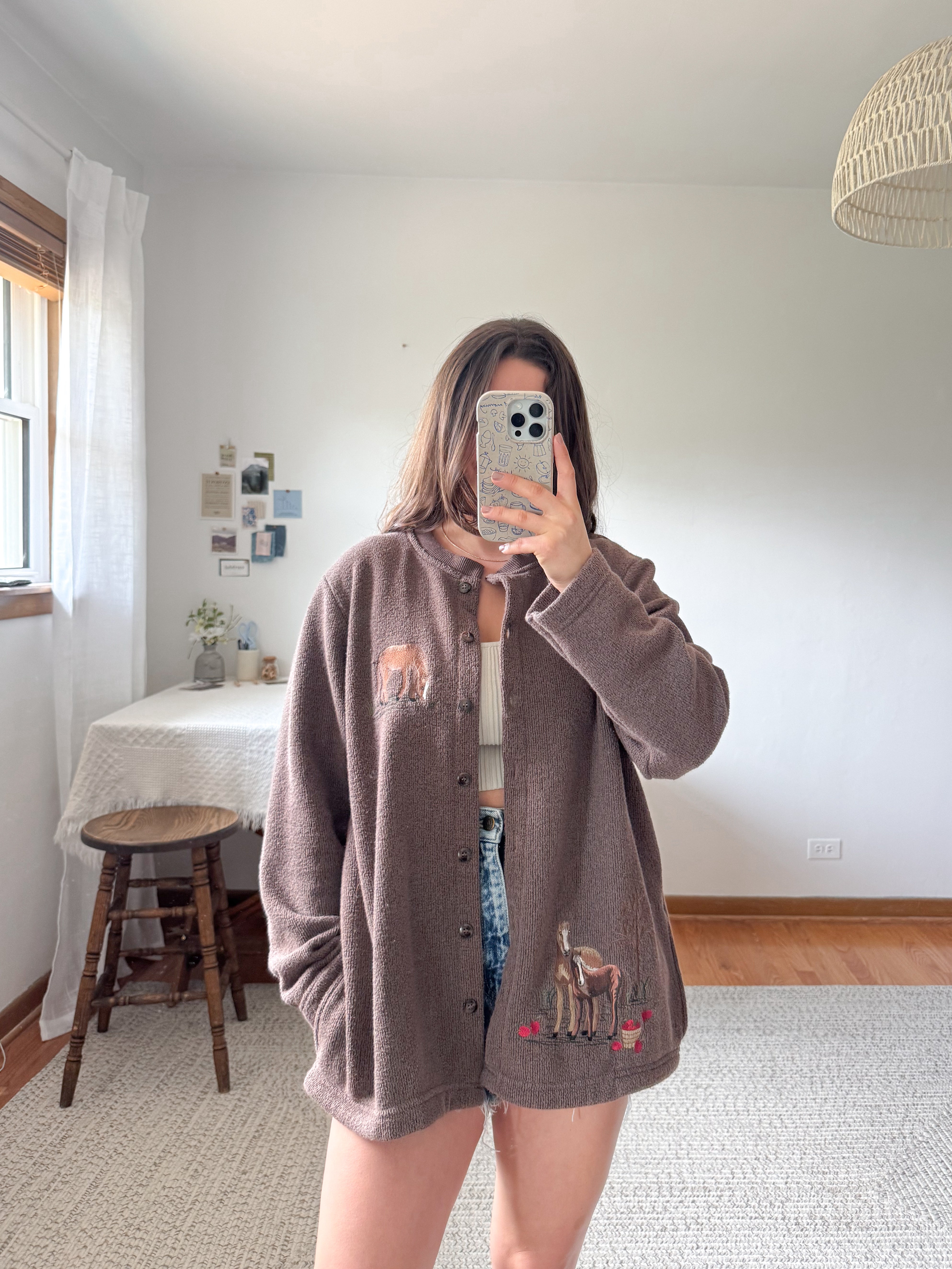 The Brown Horse Cardigan (XL)