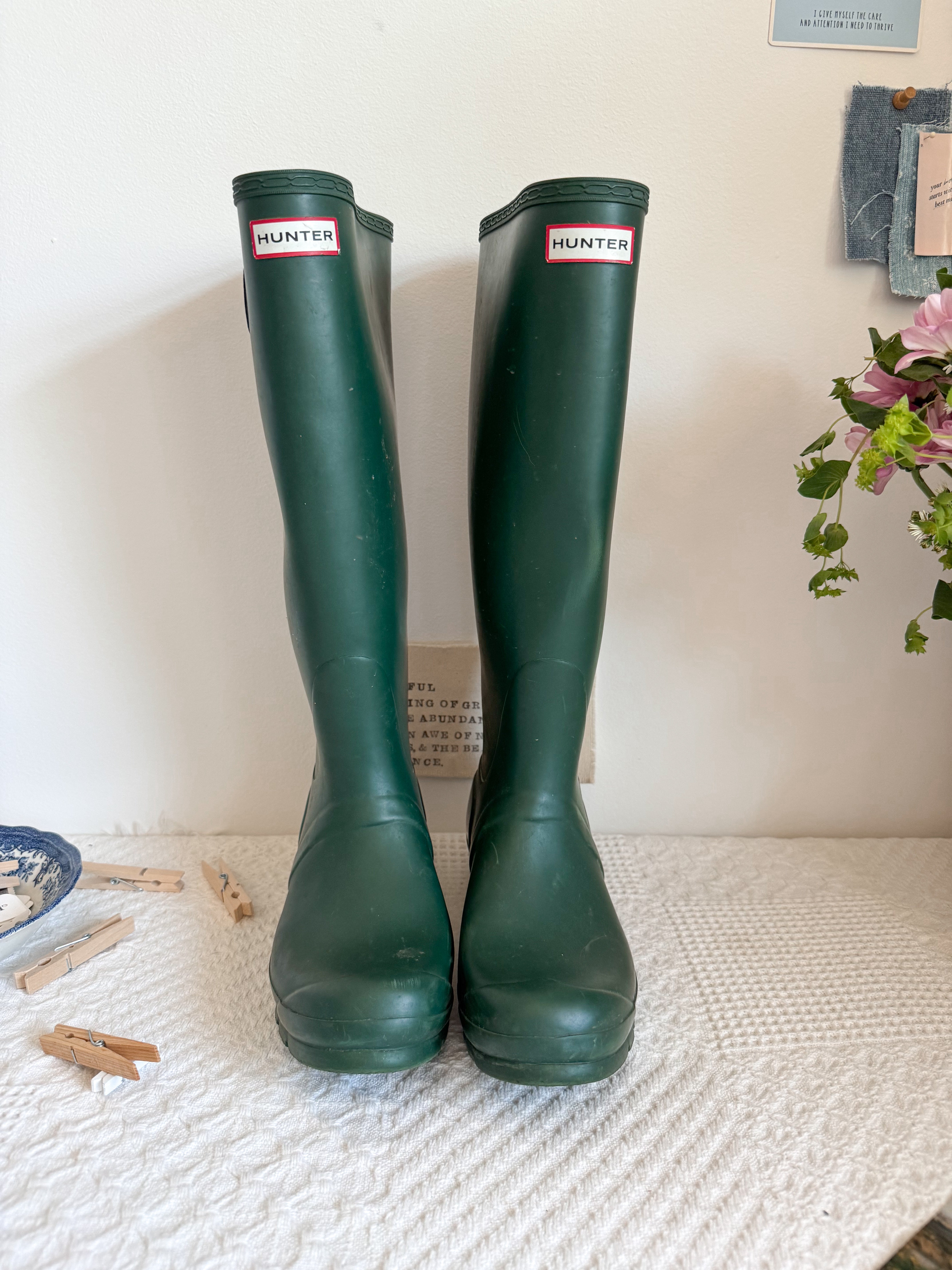 The Forest Green Hunter Boots (8)