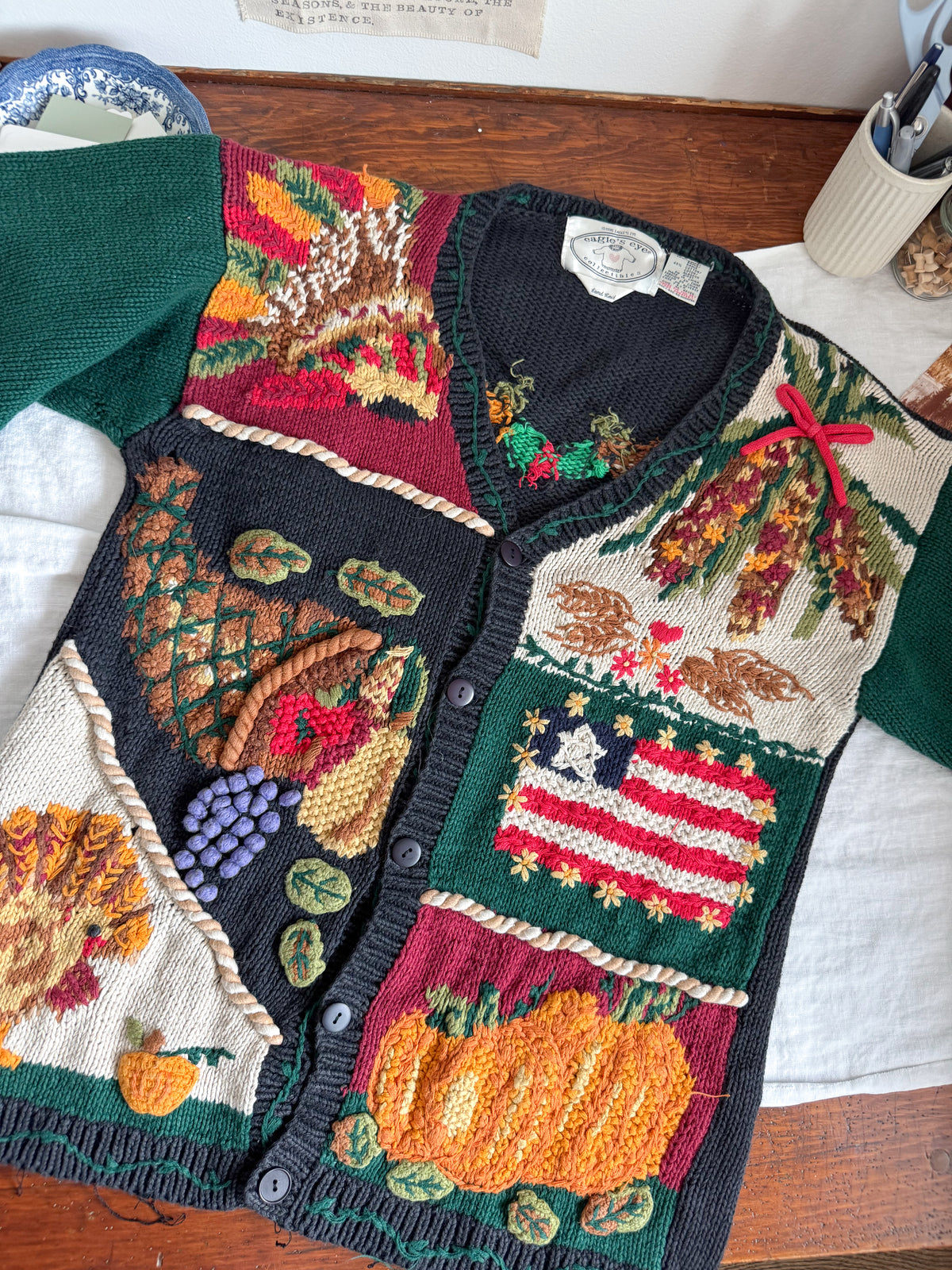 The Cornucopia Harvest Cardigan (M)
