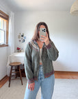 The Olive Heirloom Fair Isle Cardigan (M)