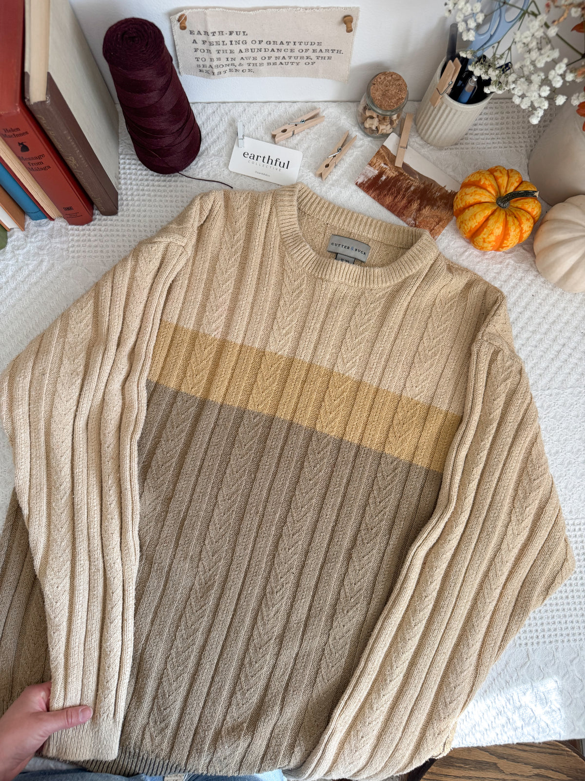 The Tritone Yellow Sweater (XL)