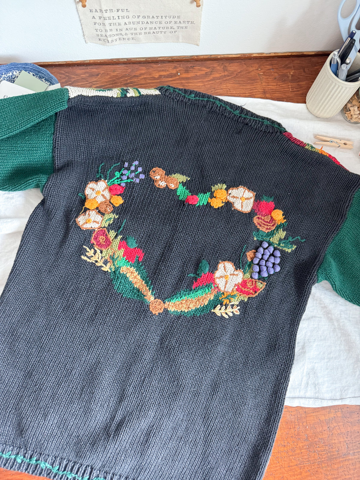 The Cornucopia Harvest Cardigan (M)