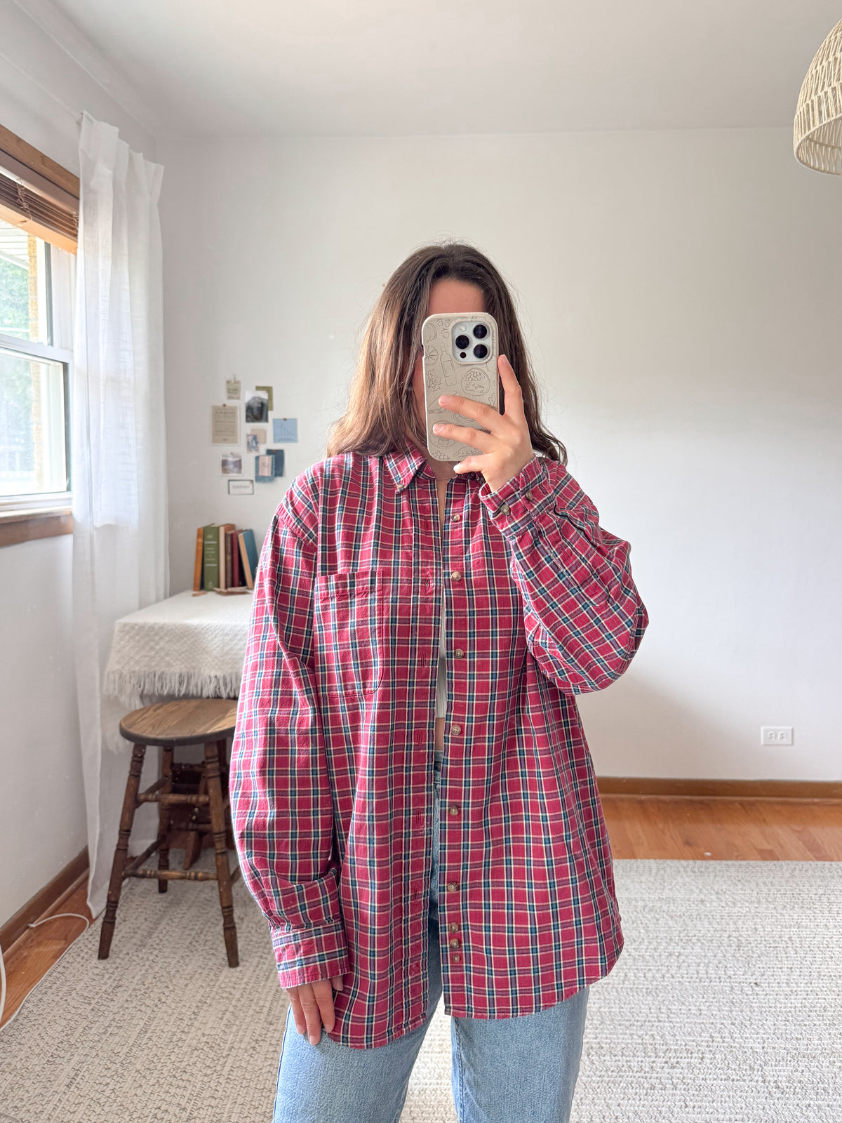 The Cubby Bear Plaid Button Up (M)