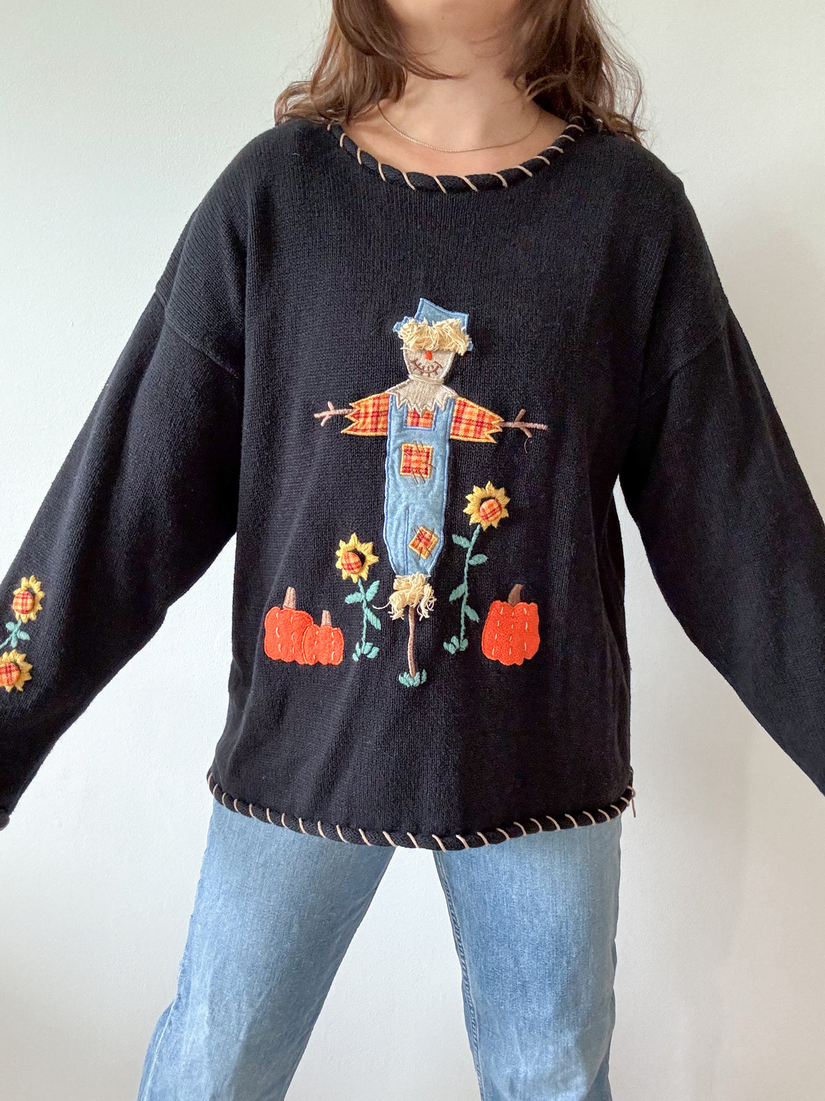 The September Scarecrow Sweater (L)