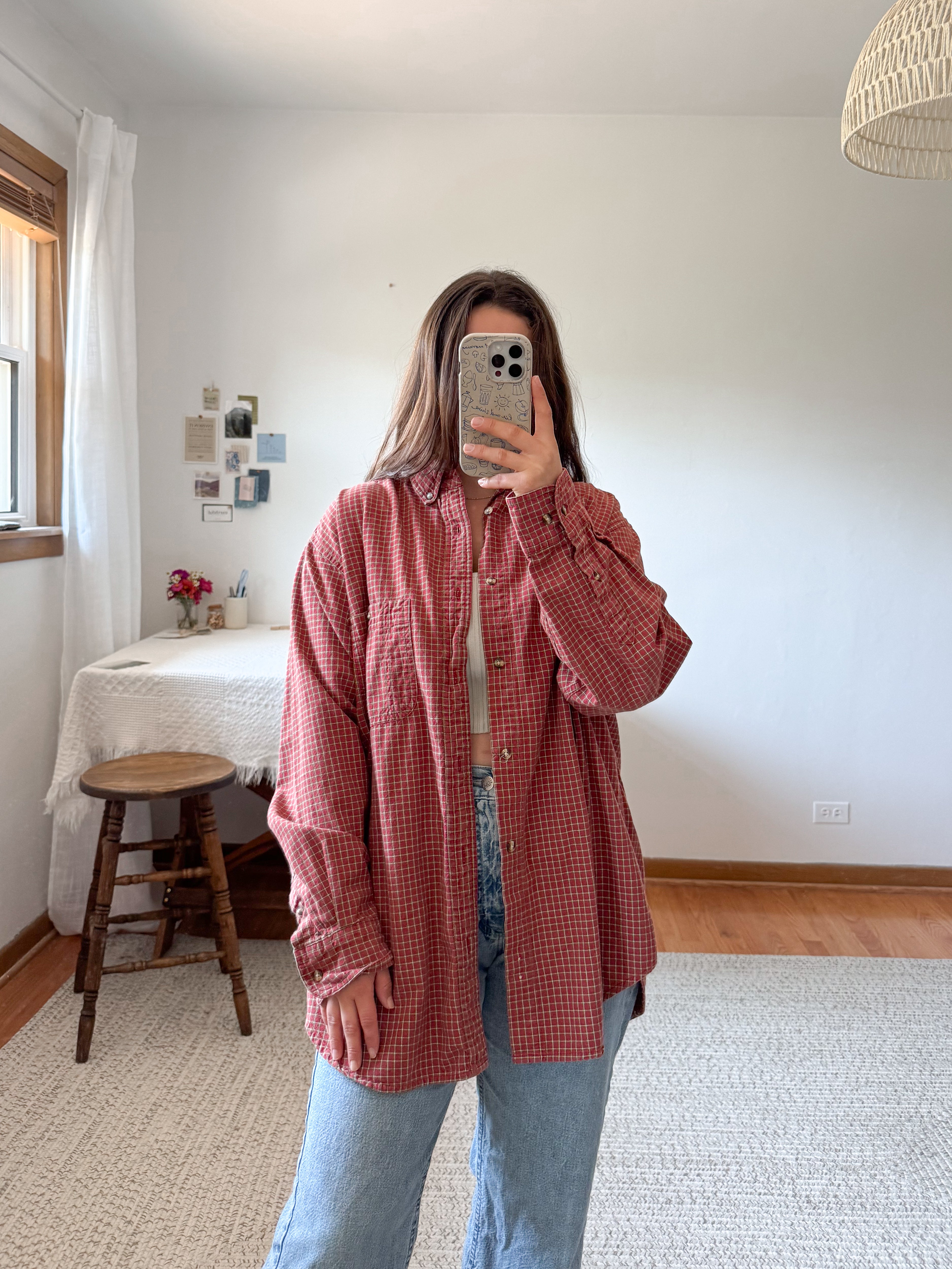 The Cider Flannel Button Up (L)