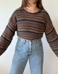 The Granola Striped Sweater (L)