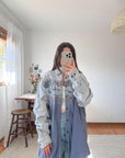 The Forest Fleece Deer Button Up (XL)