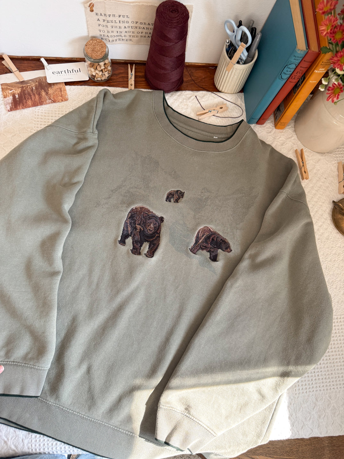 The Faded Bear Crewneck (XXL)