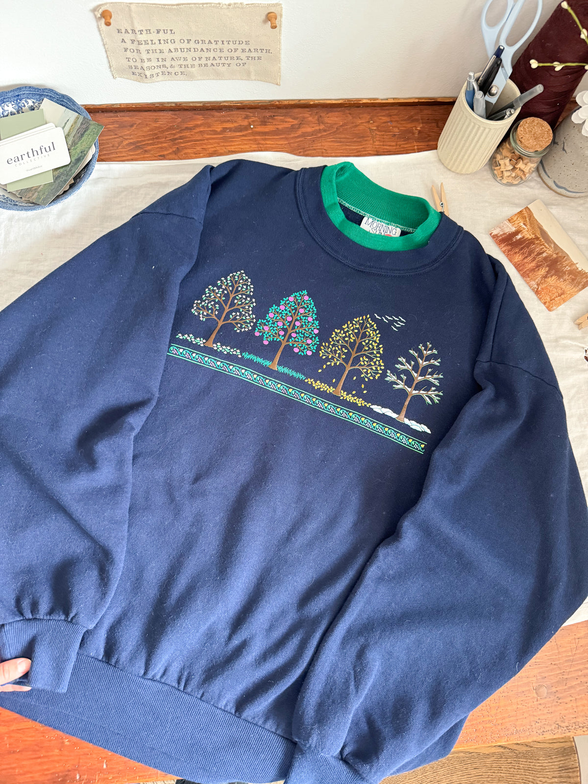 The Changing Seasons Tree Crewneck (XL)