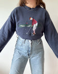 The Navy Golfer Crewneck (L)