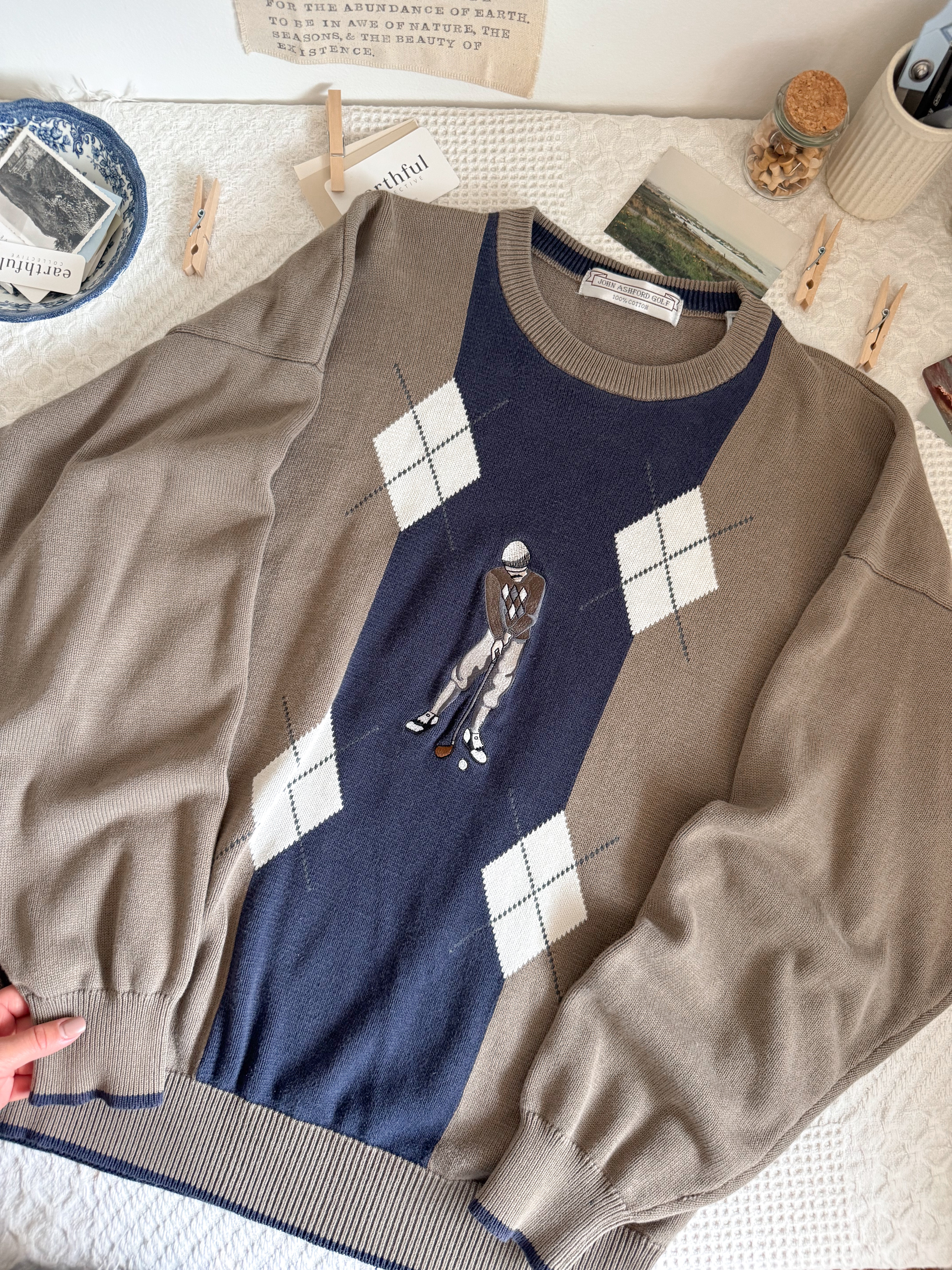 The Argyle Golf Swing Sweater (XXL)