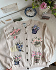 The Flower Pot Cardigan (L)