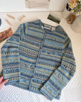 The Cool Toned Crochet Cardigan (M)