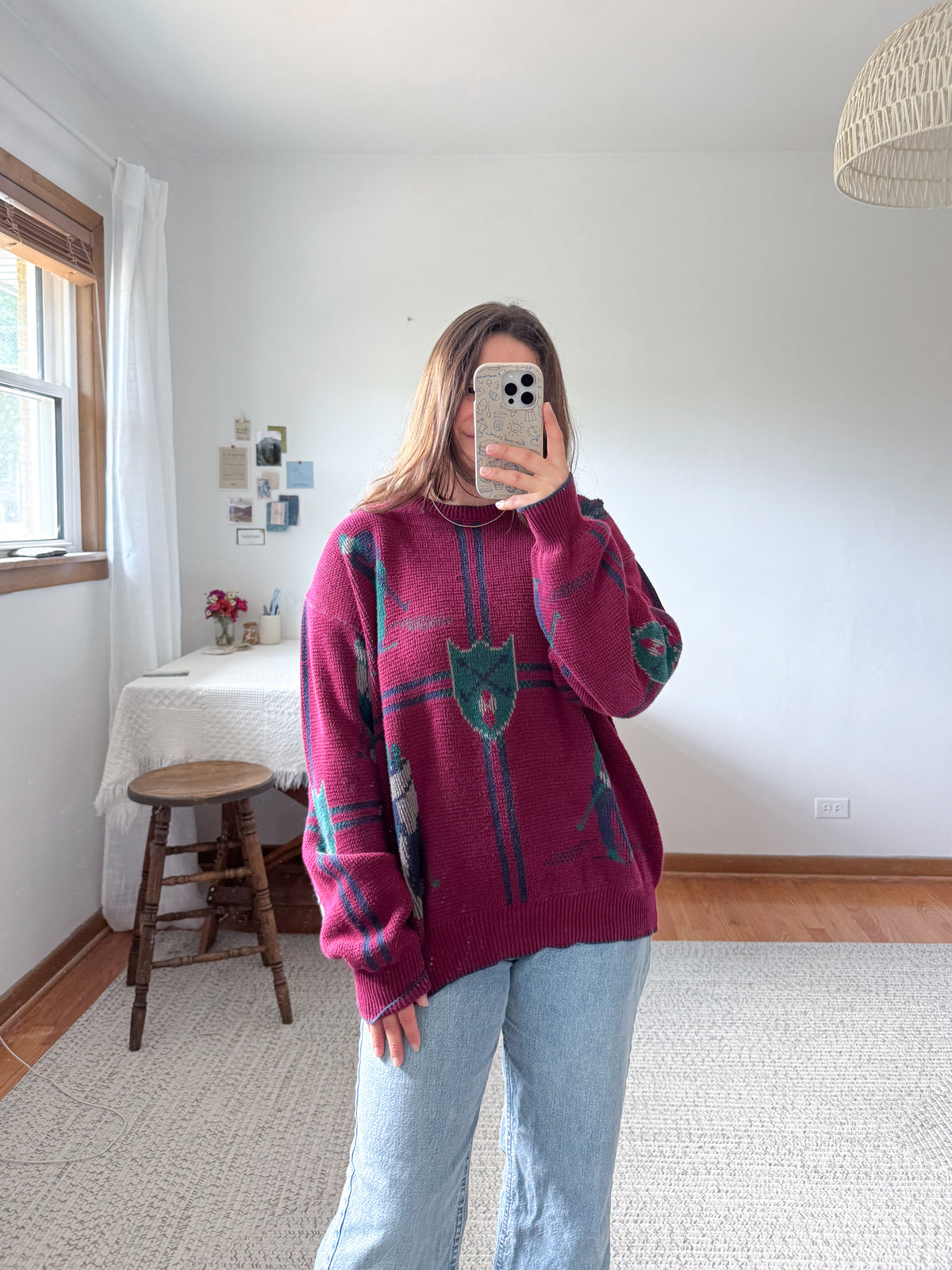 The Abstract Golf Sweater (L)