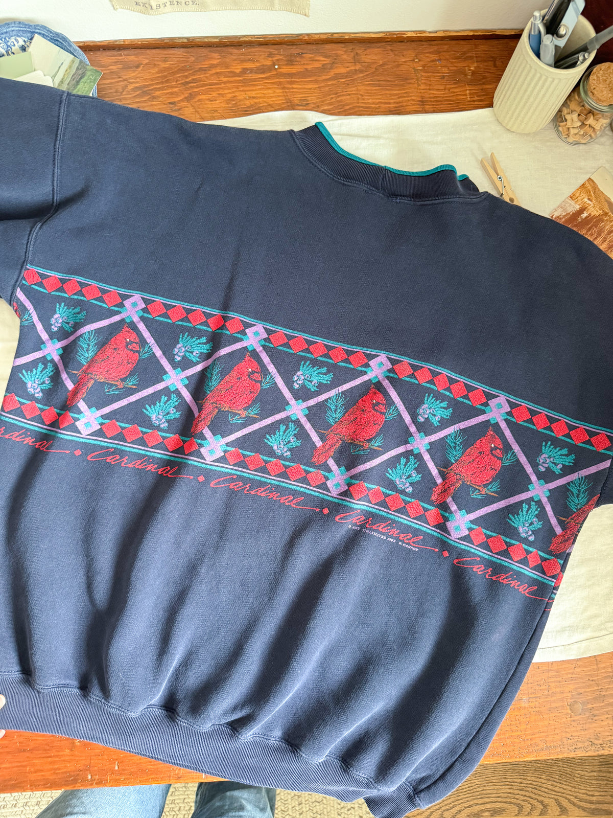 The Cardinal Print Crewneck (XL)