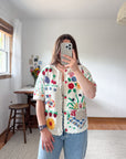 The Spring Picnic Short Sleeve Cardigan (M)