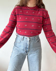 The Red Mallard Duck Sweater (M)