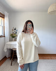 The Butter Yellow Bean Sweater (L)