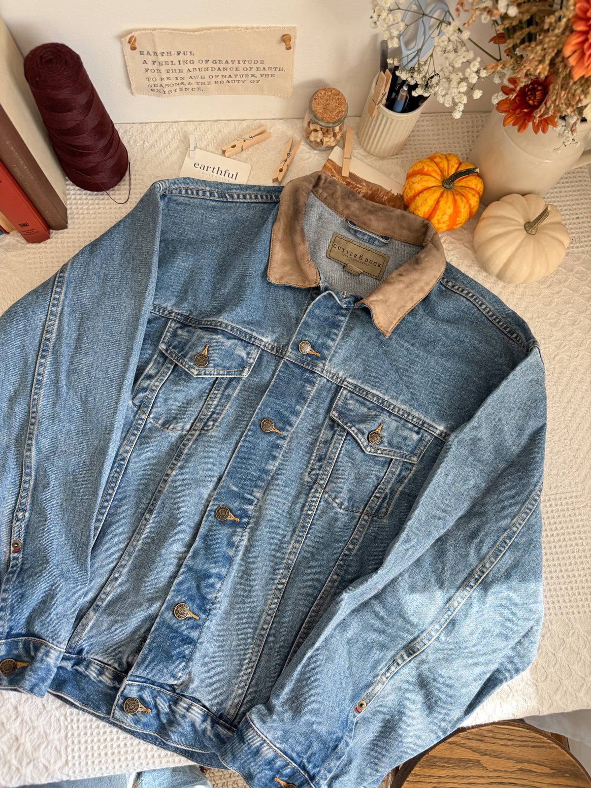 The Boxy Denim Jacket (XL)