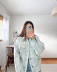 The Light Wash Western Denim Jacket (M)