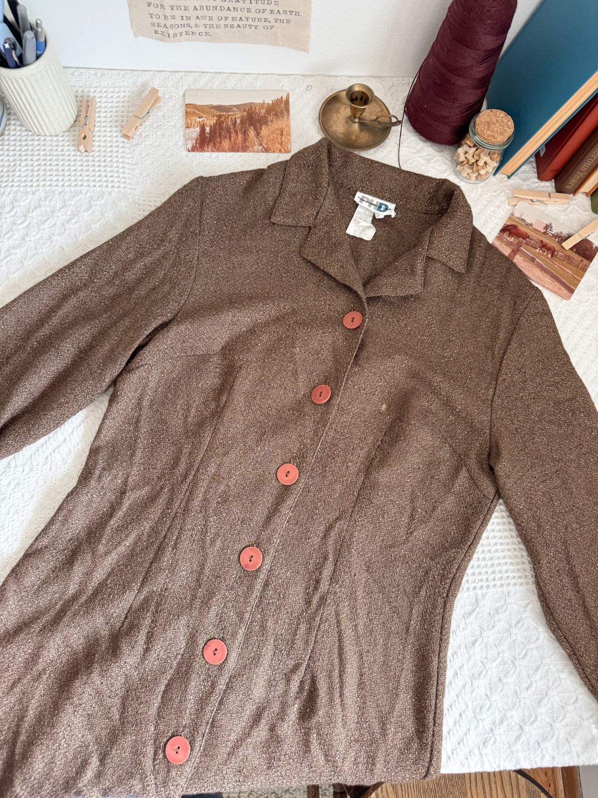 The Coffee Roast Long Cardigan / Dress (S)