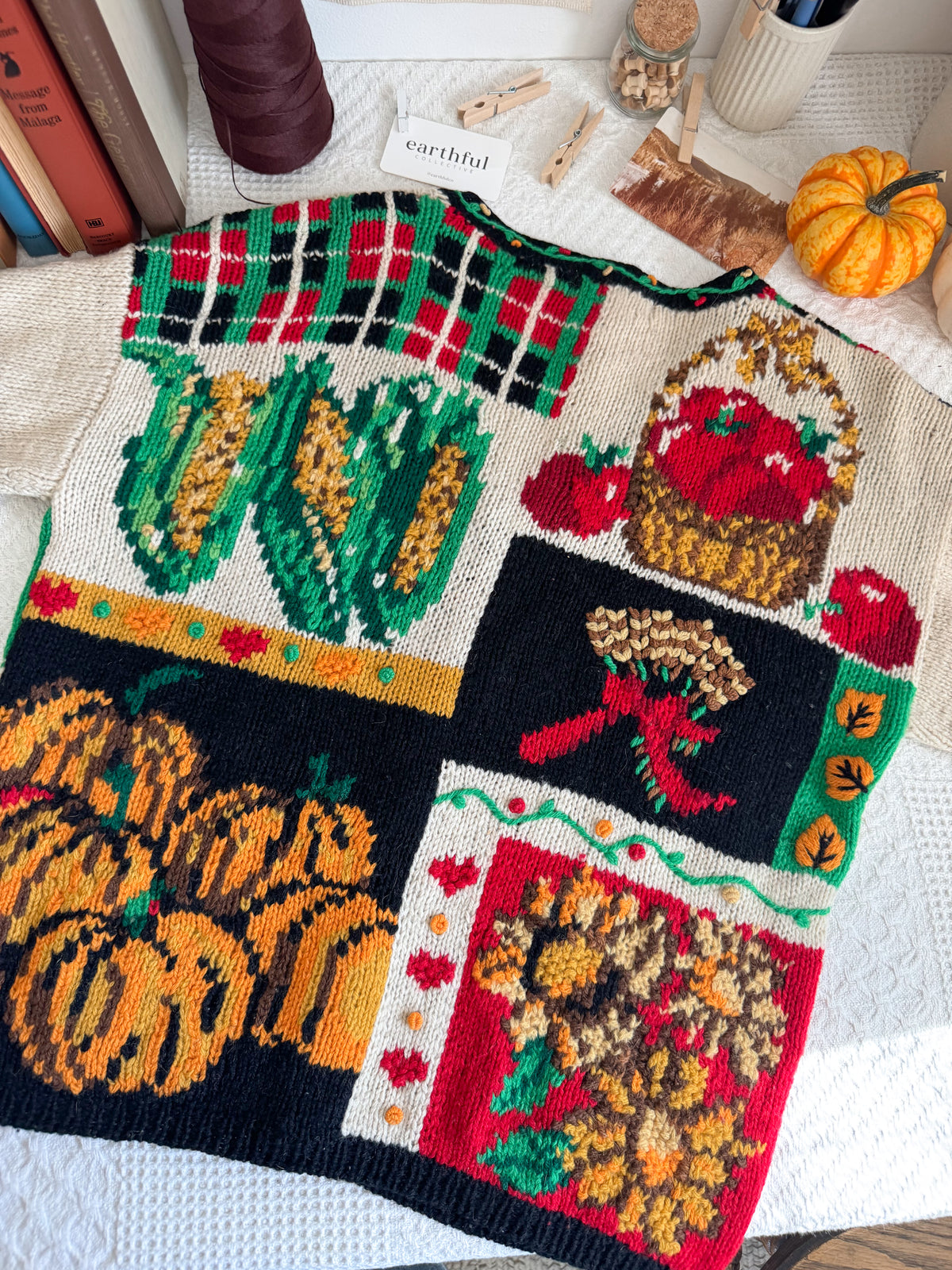 The Fall Harvest Cardigan (L)