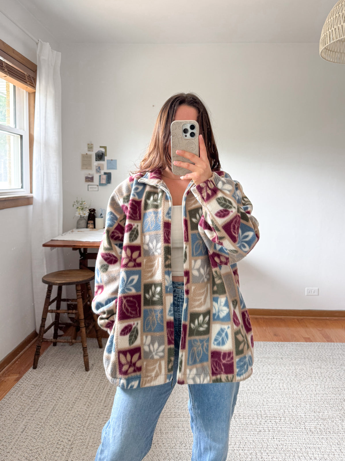 The Cozy Leaf Shacket (XL)