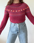 The Cherry Floral Sweater (S)