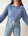 The Lightweight Sky Blue Sweater (L)