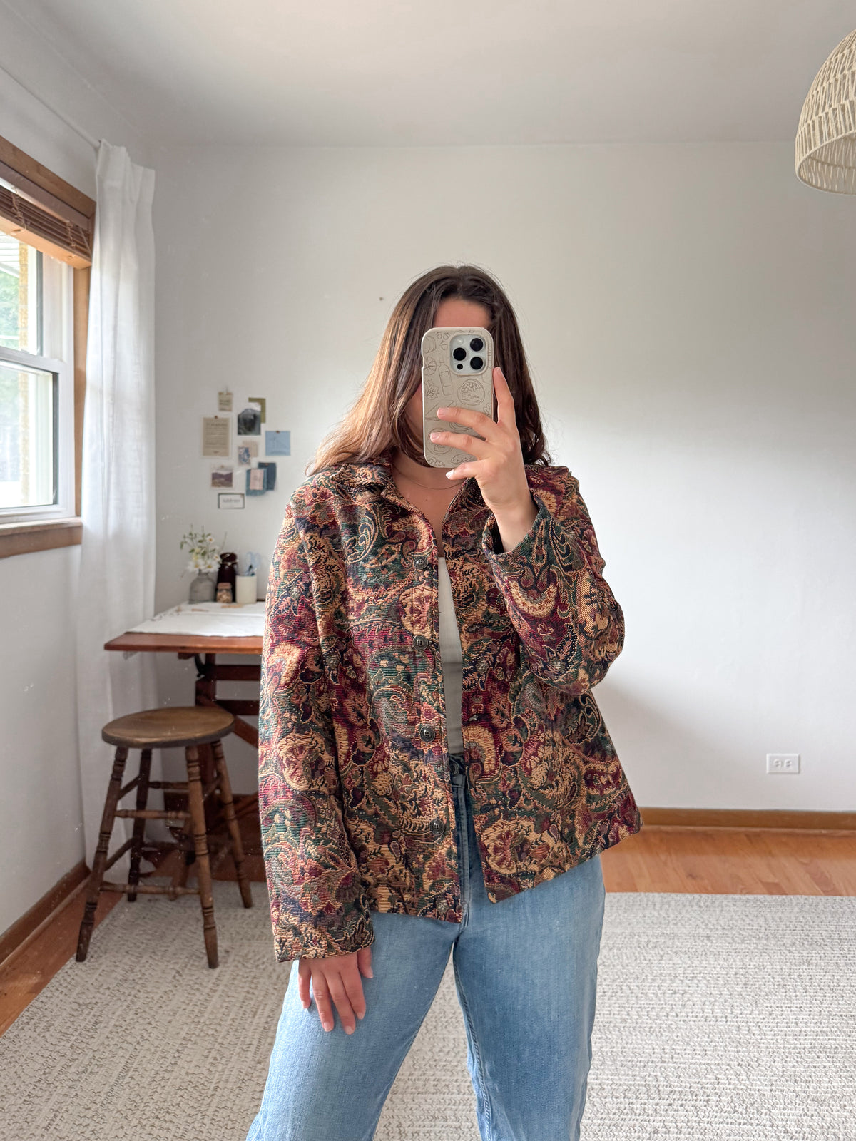 The Autumnal Paisley Tapestry Jacket (M)