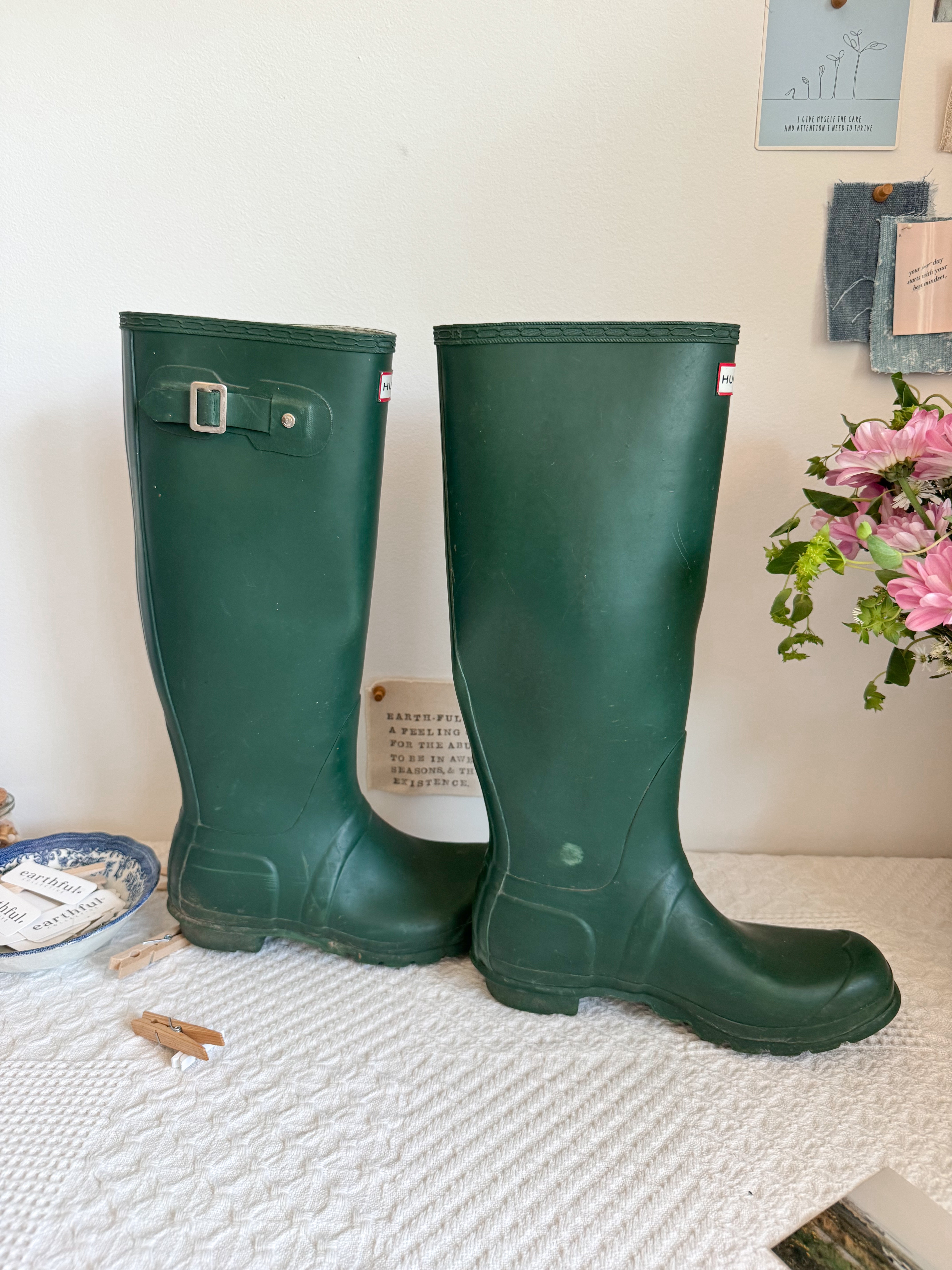 The Forest Green Hunter Boots (8)