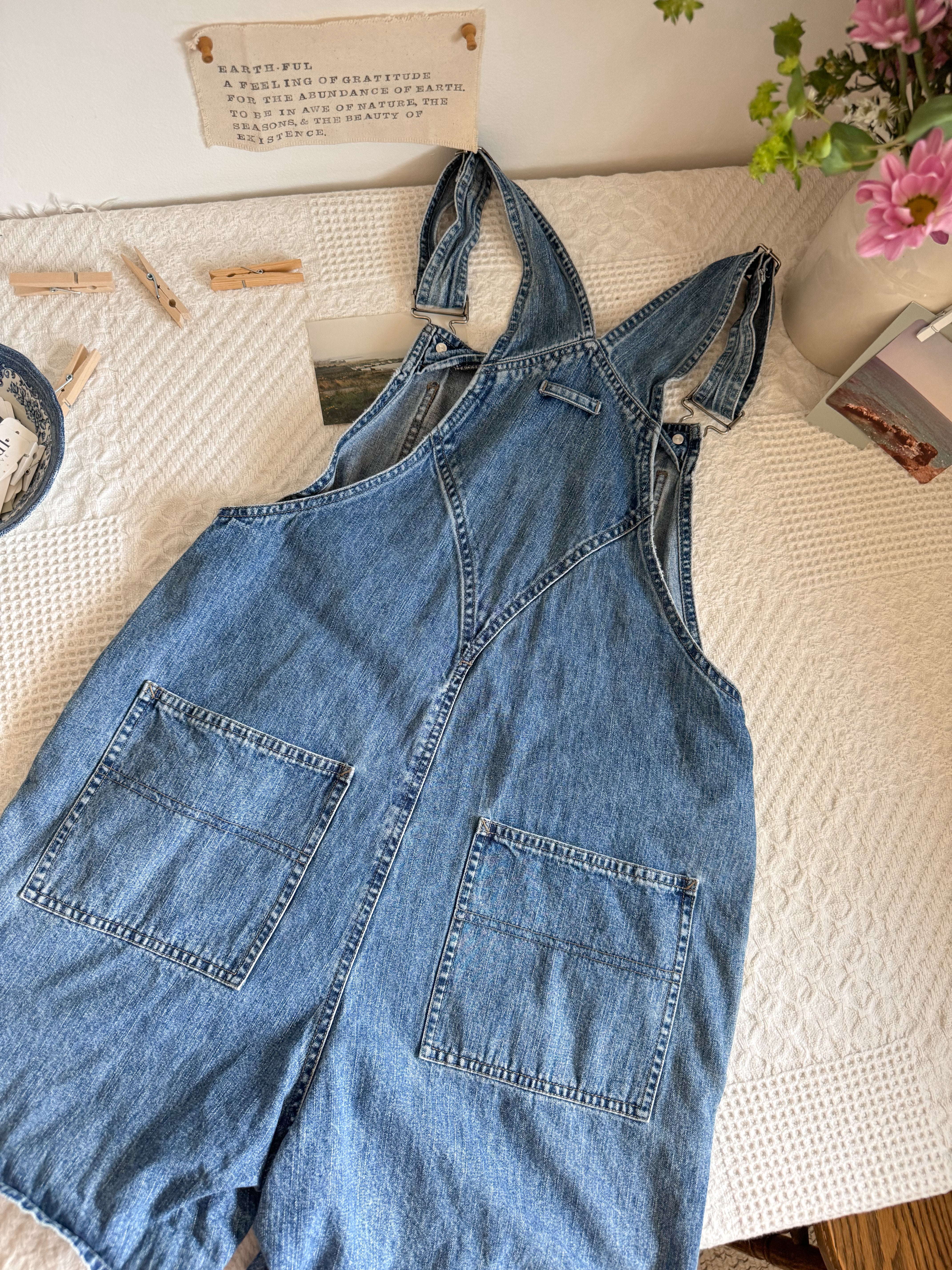 The Midwash Authentic Jeans Shortalls (M)