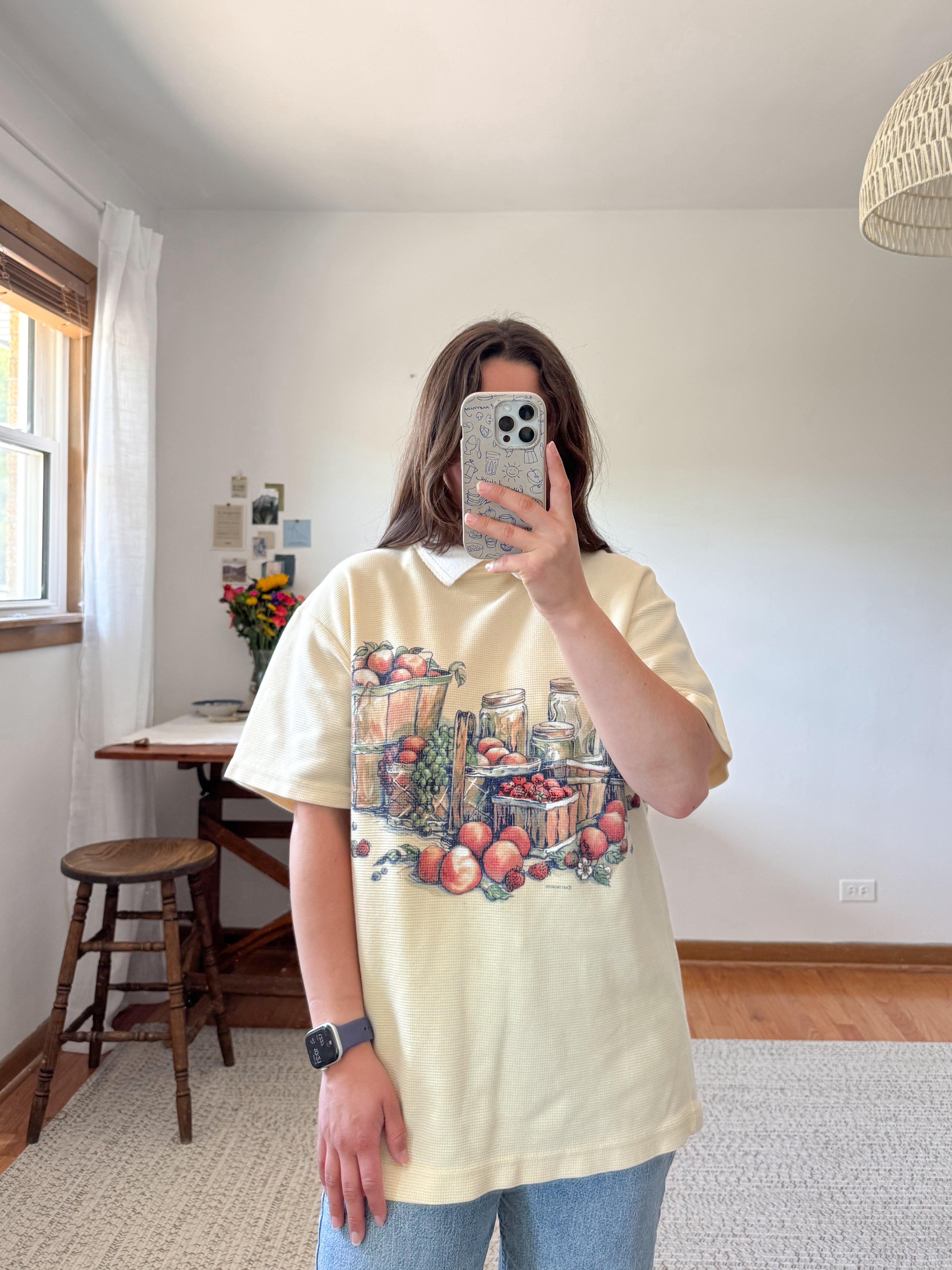 The Collared Fruit Tee (L)