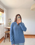 The Cornflower Blue Polo Henley (M)