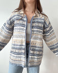 The Fair Isle Daylight Zip Up (XL)