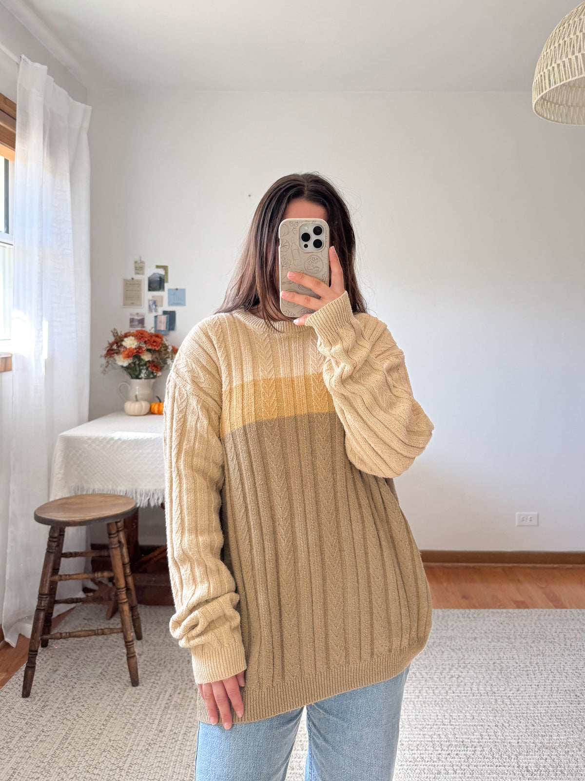 The Tritone Yellow Sweater (XL)
