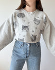 The Double Sided Kitty Crewneck (L)