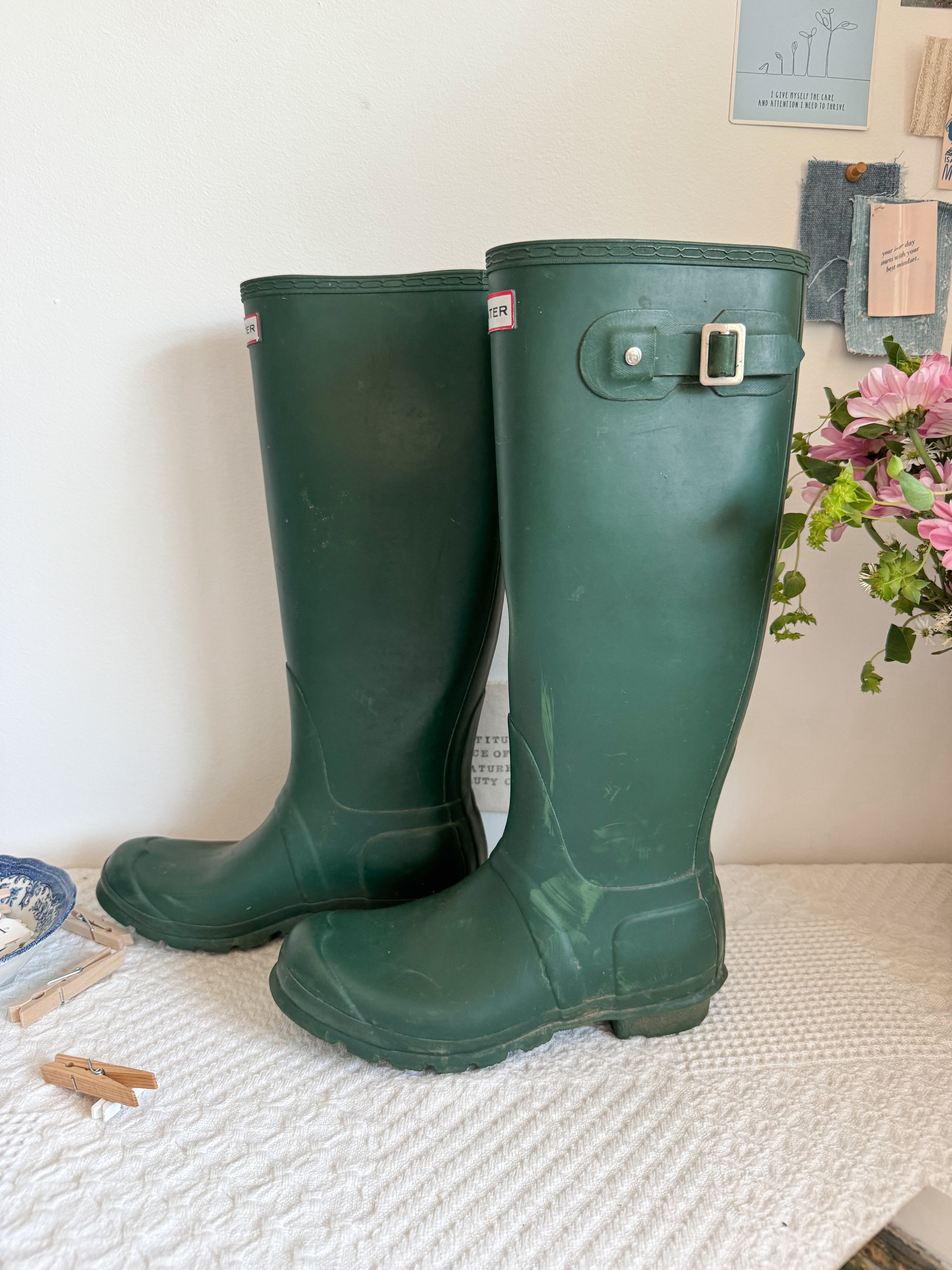 The Forest Green Hunter Boots (8)