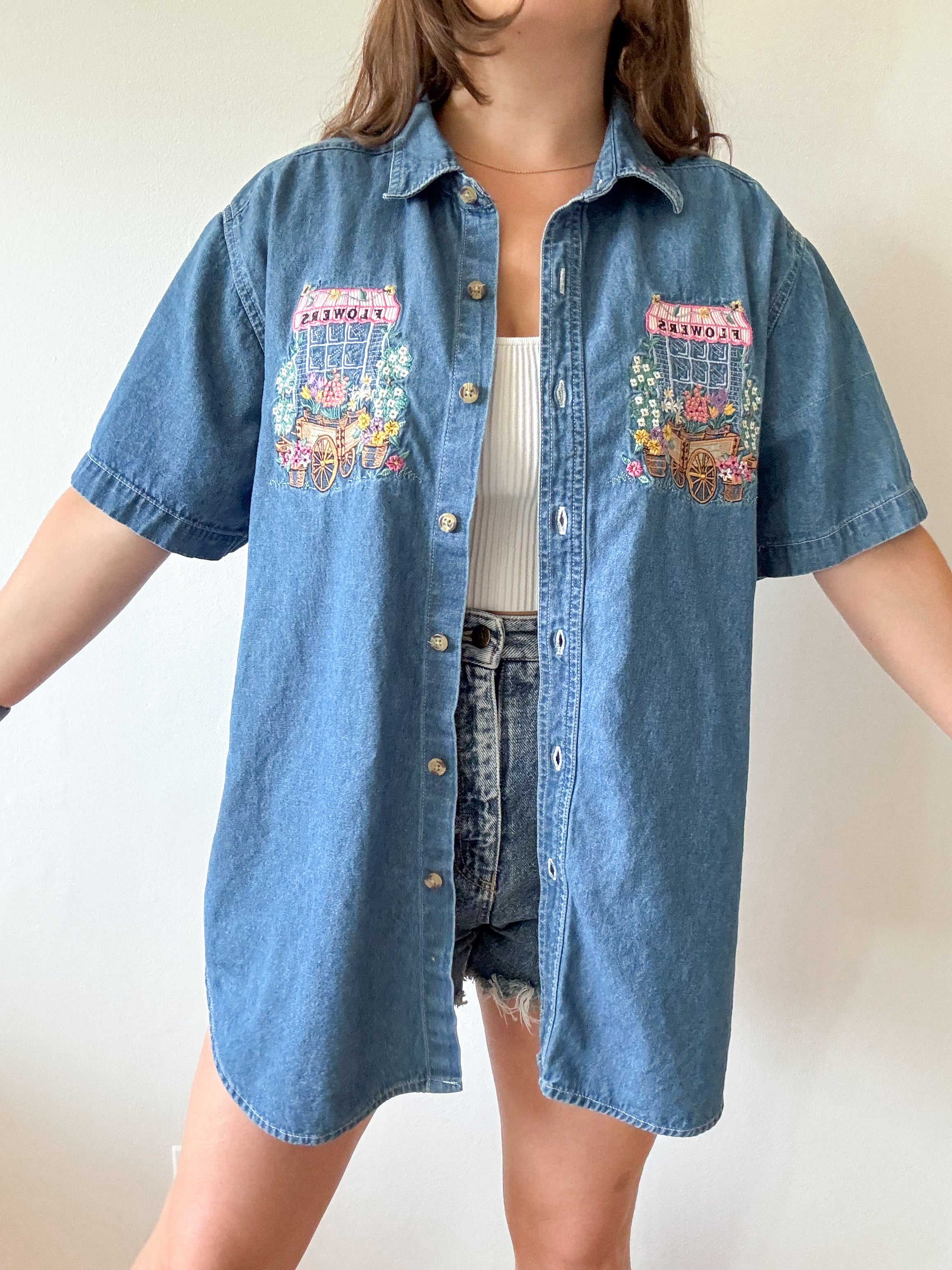 The Flower Stand Button Up (XL)